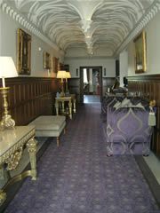 Hotel Interior Designer Danesfield House, Marlow. Oak Room Corridor